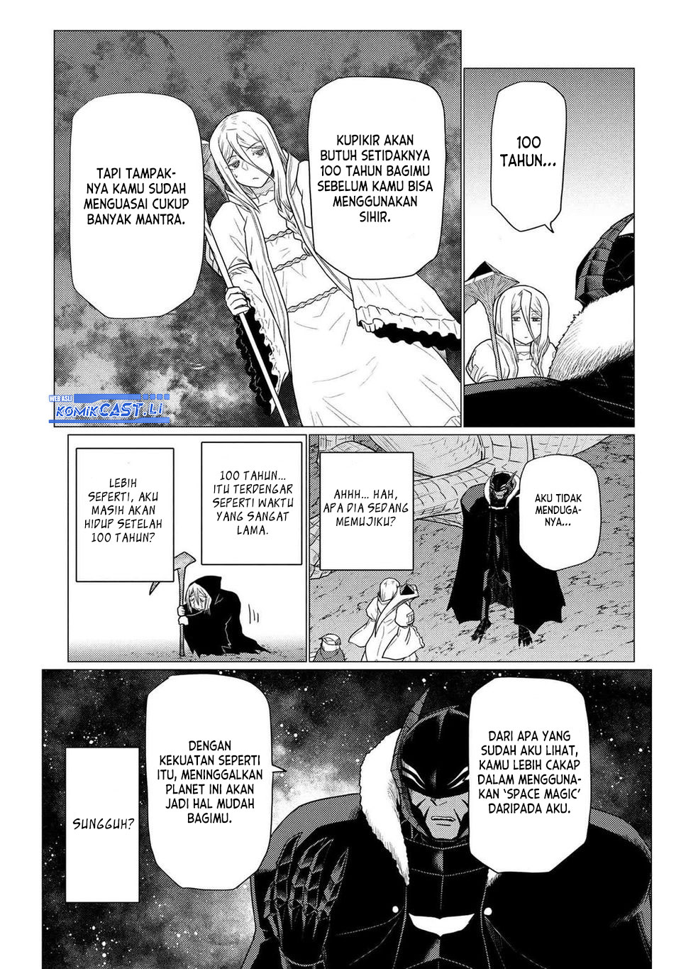 Kumo desu ga, Nani Ka? Chapter 74.2 Bahasa Indonesia